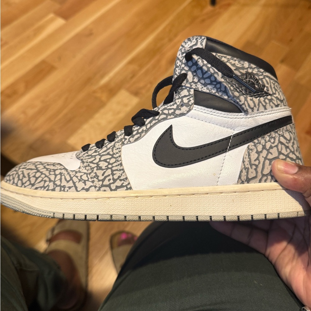 Nike Air Jordan 1 High Elephant Print Sneakers